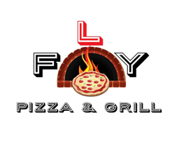 Fly Pizza & Grill logo.